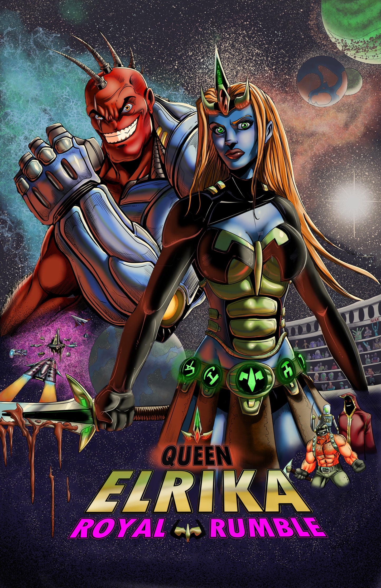 Tales From the NATverse #1 NAT the Merc Variant Cover.  (Signed Deluxe Limited to 100)