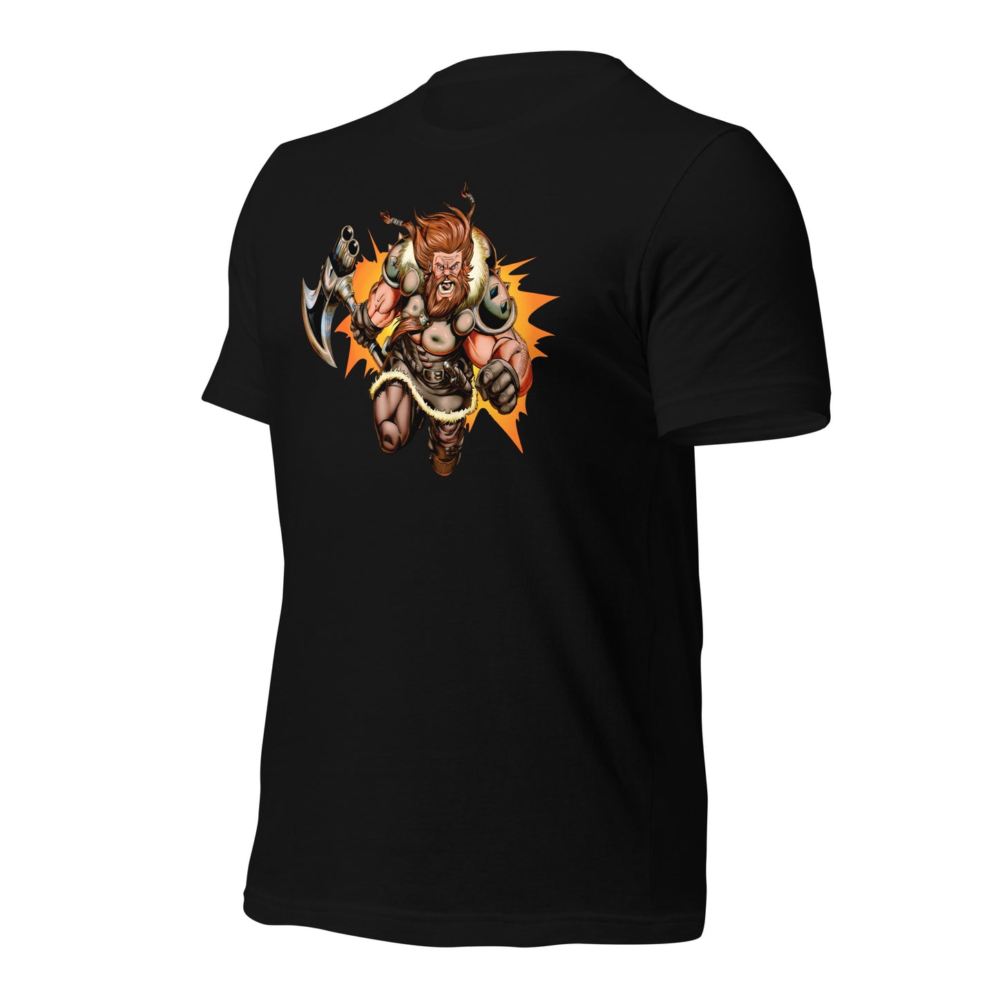 JOGGAR  in action a Seven Legions T-shirt. Art by SIM with colors by Beacon.