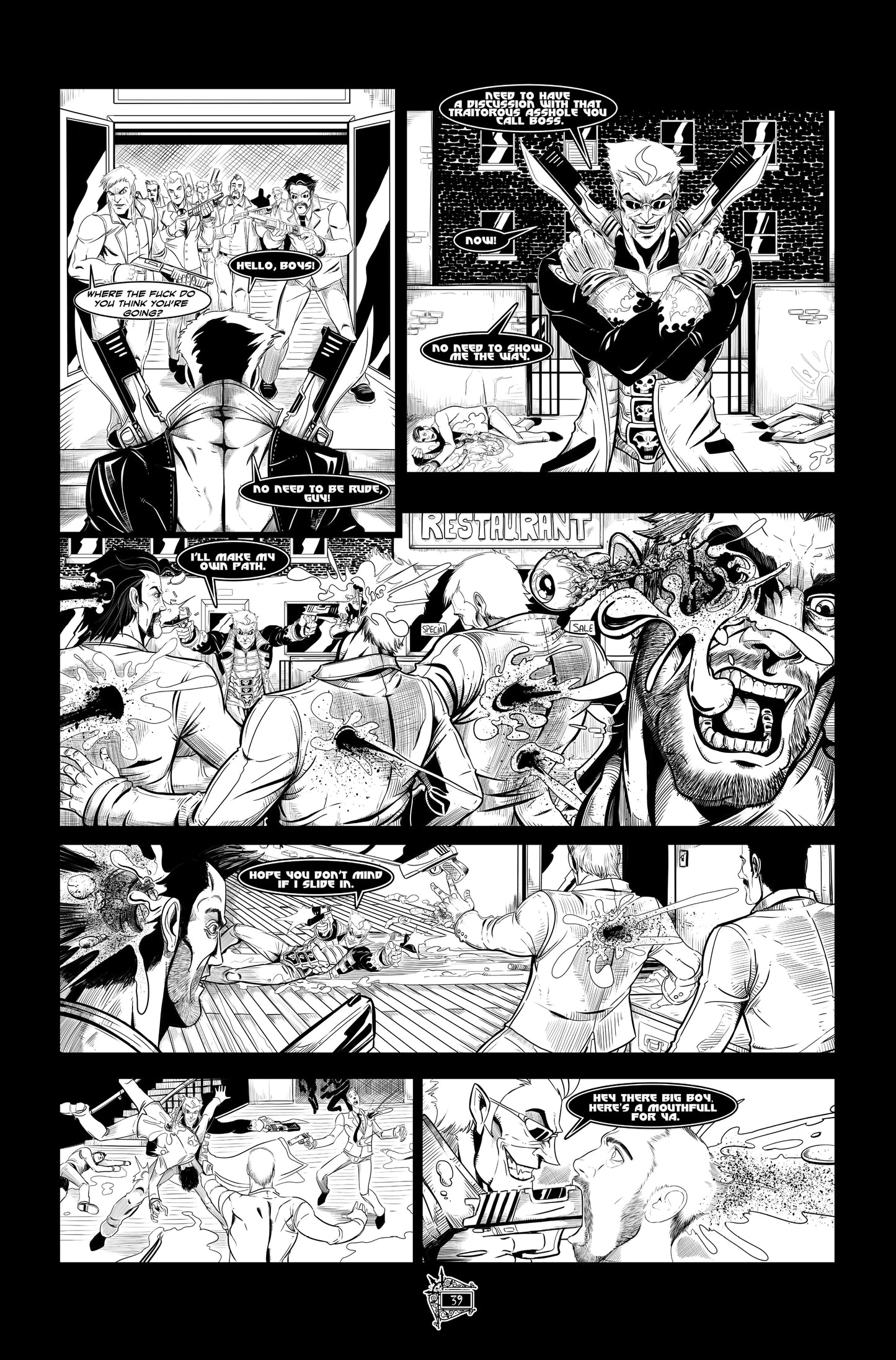 BLOODHUNT First Print (Deluxe Limited Edition) Signed by SIM. (80 pages)