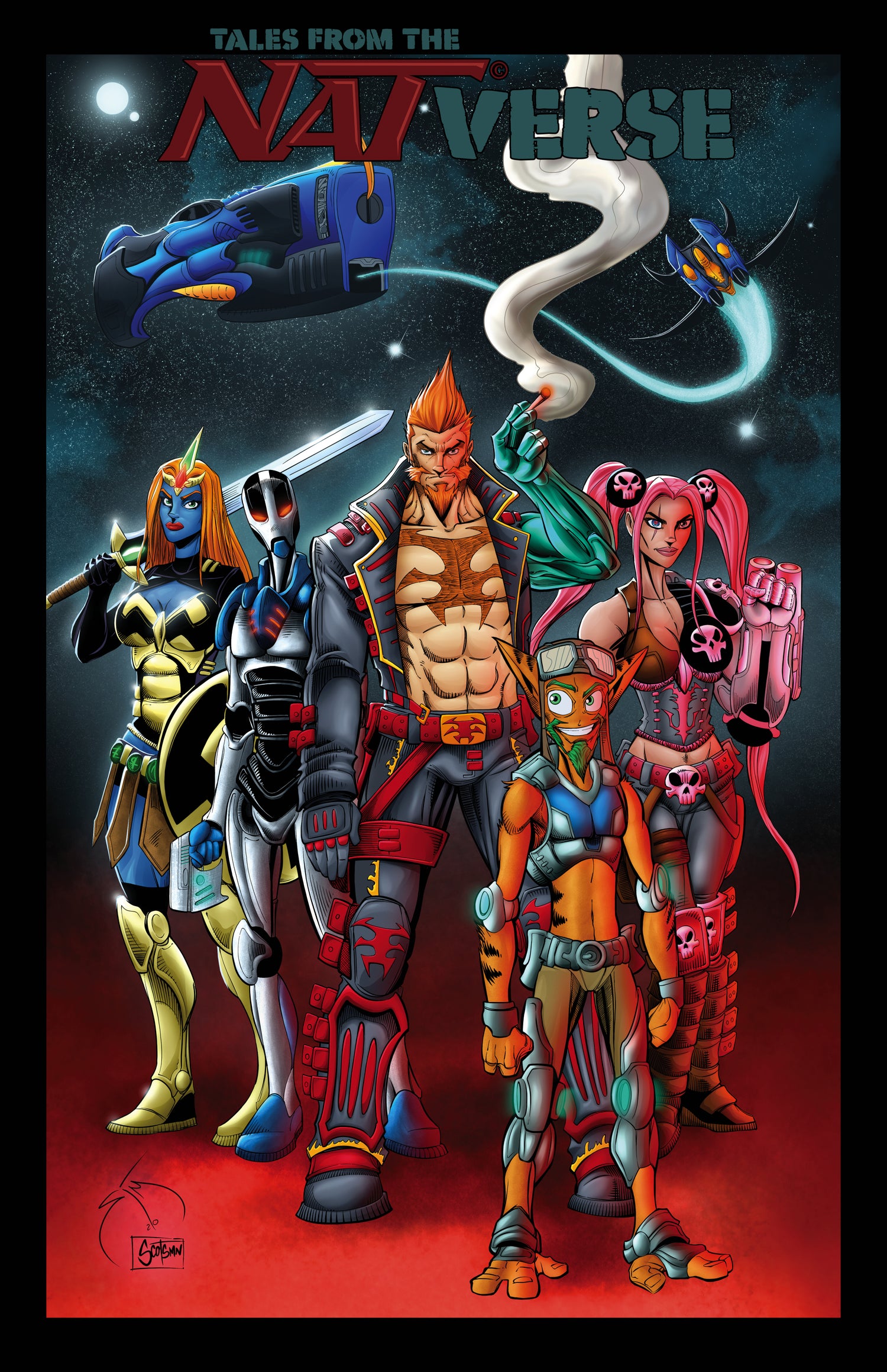 Tales From The NATverse #1 Signed by SIM (80 pages Signed Deluxe Limited Edition First Printing)