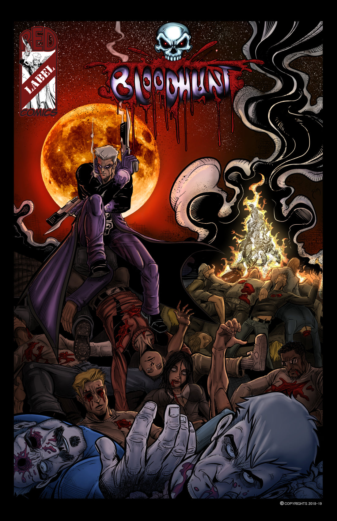 BLOODHUNT First Print (Deluxe Limited Edition) Signed by SIM. (80 pages)