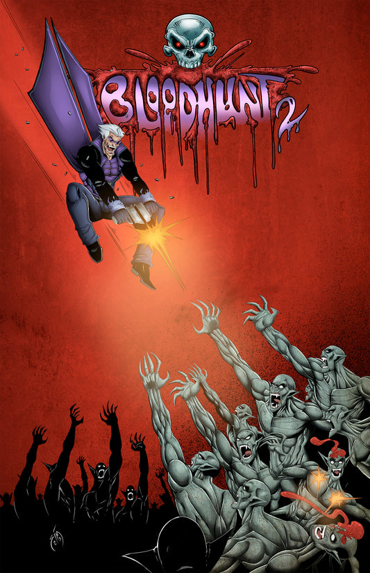 Bloodhunt book 2 Preview ashcan of 28 pages. Limited to 100 & signed.