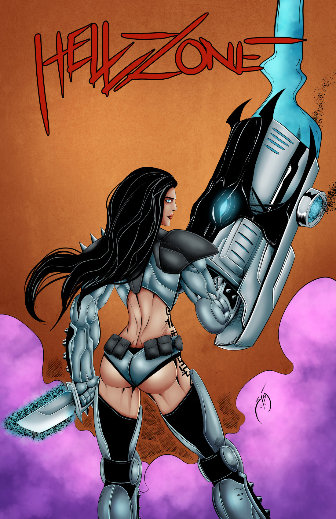 Hellzone Buns of Steel limited Variant cover.