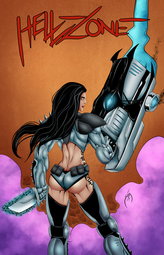 Hellzone Buns of Steel limited Variant cover.