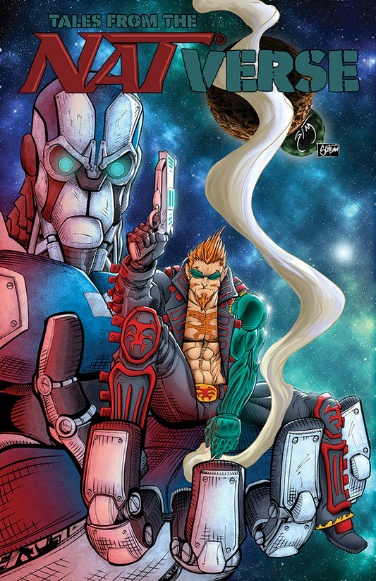 Contes du NATverse # 1 Couverture de la variante NAT the Merc. (Édition limitée de luxe)